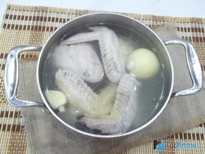 Курячий суп рецепт зі спагеті (курячий суп зі спагеті) Курячий суп рецепт зі спагеті