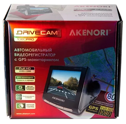 Автомобільний відеореєстратор akenori drivecam 1080 pro