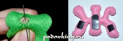 Магнітні букви і цифри з фетру своїми руками