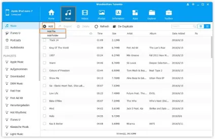 Кращі 2 способи редагування плейлиста на ipod (iPod допомогою Tunesgo) Кращі 2 способи редагування плейлиста на ipod
