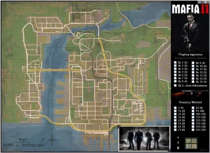 Mafia 2 dlc joe s adventures детальна карта розташування всіх playboy журналів і плакатів розшуку (розташування) Mafia 2 dlc joe s adventures детальна карта розташування всіх playboy журналів і плакатів розшуку