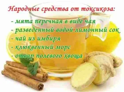 Кращі народні засоби від токсикозу при вагітності (вагітності) Кращі народні засоби від токсикозу при вагітності