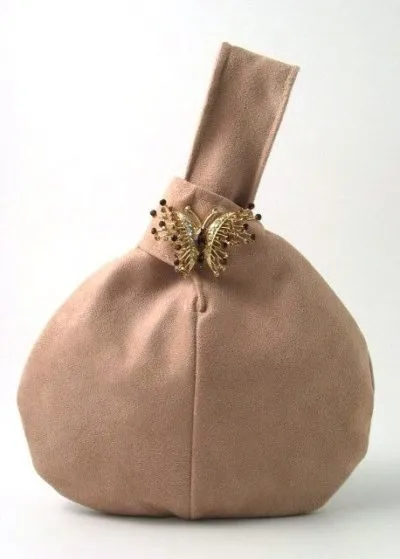 Маленька сумочка японський вузлик шиємо своїми руками