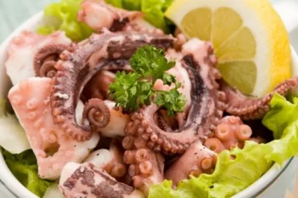 Мариновані восьминоги - рецепти на кожен день (холодні закуски) Мариновані восьминоги - рецепти на кожен день
