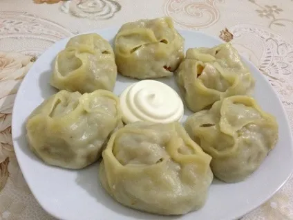 Манти в пароварці - покроковий рецепт з фото (рецепт) Манти в пароварці - покроковий рецепт з фото