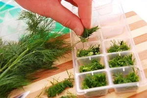Маска, лід і лосьйон з кропу для особи
