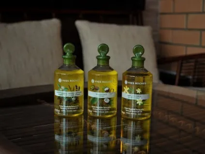 Масажні масла yves rocher і наші враження про них, - красивіше кожен день!