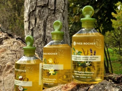 Масажні масла yves rocher і наші враження про них, - красивіше кожен день!