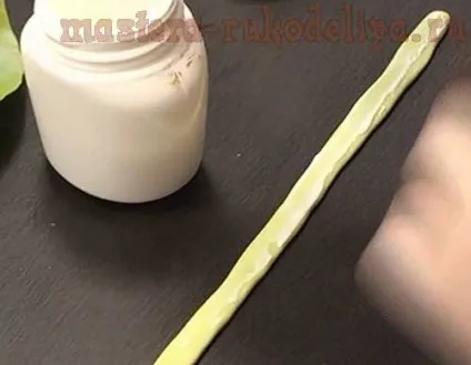 Майстер-клас з керамічної флористики жовтий тюльпан (великий аркуш тюльпана) Майстер-клас з керамічної флористики жовтий тюльпан