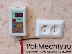 Монтаж теплого плівкового підлоги своїми руками і підключення терморегулятора (монтаж) Монтаж теплого плівкового підлоги своїми руками і підключення терморегулятора