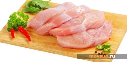 М'ясний салат з маринованими грибами, огірками та сиром (м'ясний) М'ясний салат з маринованими грибами, огірками та сиром
