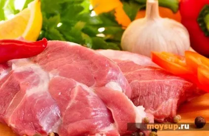 М'ясний салат з маринованими грибами, огірками та сиром (м'ясний) М'ясний салат з маринованими грибами, огірками та сиром