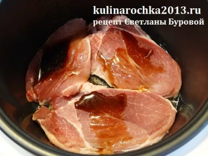 М'ясо смажене в мультиварці