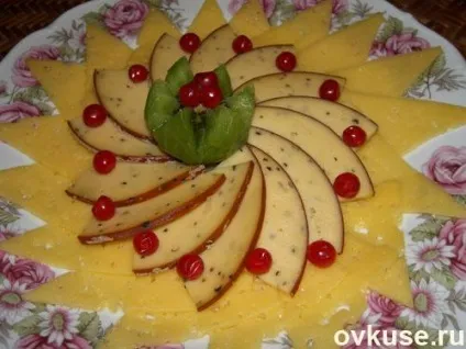 Нарізка на святковий стіл (м'ясна, сирна) - прості рецепти (стіл) Нарізка на святковий стіл (м'ясна, сирна) - прості рецепти