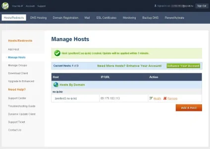 Налагодження та використання сервісу динамічного dns від no-ip - keenetic (записи натисніть кнопку) Налагодження та використання сервісу динамічного dns від no-ip - keenetic