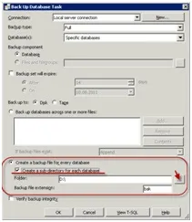 Backup sql
