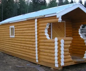 Баня з вагончика своїми руками