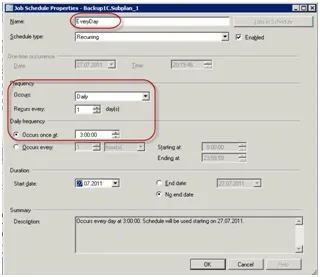 Backup sql