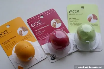 Бальзами для губ eos і carmex відгуки