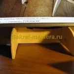 Нога підставка для монітора з підручних матеріалів (нога) Нога підставка для монітора з підручних матеріалів