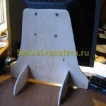 Нога підставка для монітора з підручних матеріалів (матеріалів) Нога підставка для монітора з підручних матеріалів