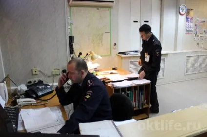 Вночі в поліції