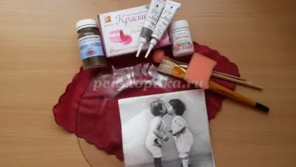 Зворотній декупаж тарілки