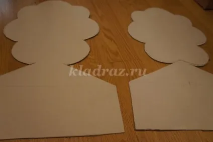 Об'ємне дерево з картону своїми руками