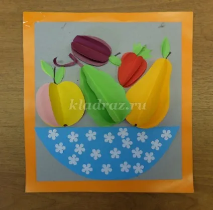 Об'ємна аплікація з паперу для дітей (об'ємна) Об'ємна аплікація з паперу для дітей