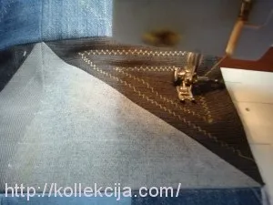 Ковдра зі старих джинсів