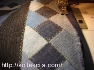 Ковдра зі старих джинсів