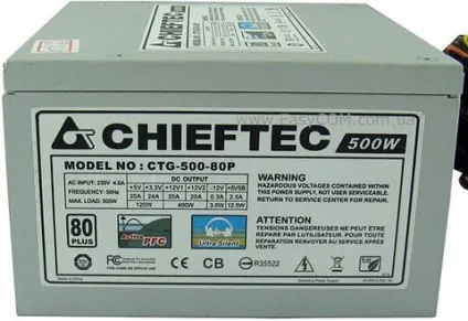 Огляд блоку живлення chieftec ctg-500-80p - офіційний сайт компанії гаджет діжітал зон (ігровий комп'ютер) Огляд блоку живлення chieftec ctg-500-80p - офіційний сайт компанії гаджет діжітал зон