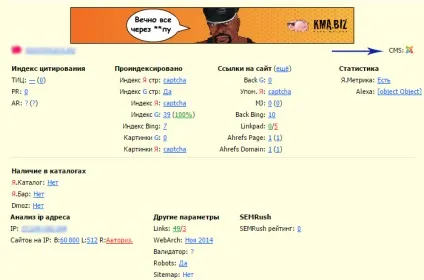 Визначення cms сайту (php скрипт), workwebsite - створення і просування сайтів, заробіток в мережі