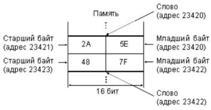 Організація пам'яті (регістра процесора Зазвичай) організація пам'яті