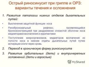 Гострий риносинусит лікування і що це таке (таке) Гострий риносинусит лікування і що це таке
