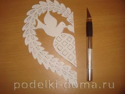 Листівка з ажурним сердечком з паперу, коробочка ідей і майстер-класів (листівка) Листівка з ажурним сердечком з паперу, коробочка ідей і майстер-класів