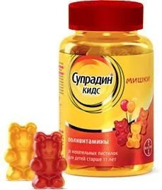 Відгуки супрадин кідс