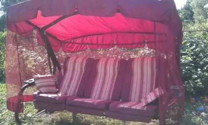 Відгуки садові гойдалки
