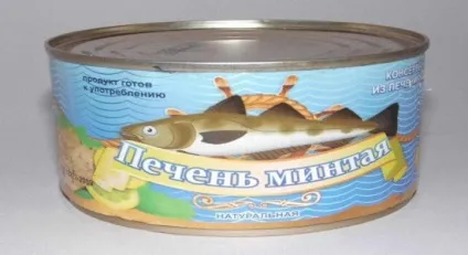 Печінка минтая, користь і шкода для здоров'я (минтай) Печінка минтая, користь і шкода для здоров'я