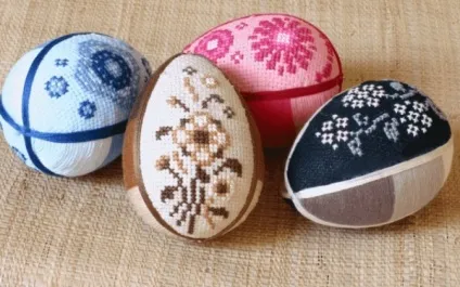 Великоднє яйце своїми руками за 1 вечір декор вишивкою і нитками муліне (руками) Великоднє яйце своїми руками за 1 вечір декор вишивкою і нитками муліне