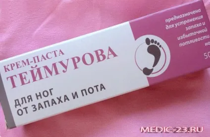 Паста Теймурова склад, показання до застосування, побічні ефекти (показання) Паста Теймурова склад, показання до застосування, побічні ефекти