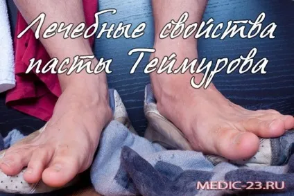 Паста Теймурова склад, показання до застосування, побічні ефекти (паста) Паста Теймурова склад, показання до застосування, побічні ефекти