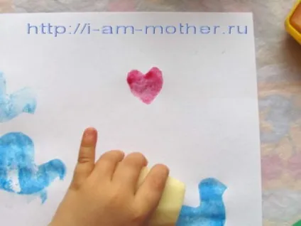 Печатки та штампи з картоплі, я-мама