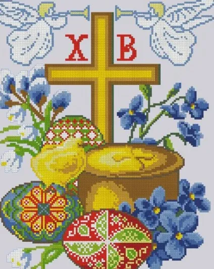 Великодні вишивки хрестиком схема рушника на паску, мотиви безкоштовні, маленька тематика і де (великодні) Великодні вишивки хрестиком схема рушника на паску, мотиви безкоштовні, маленька тематика і де