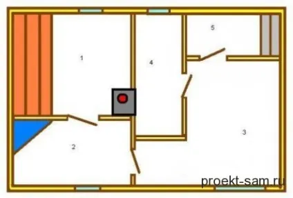 Планування і креслення лазні 4x4, 3x4, 4x6, 6x6, 3х5 (лазні) Планування і креслення лазні 4x4, 3x4, 4x6, 6x6, 3х5