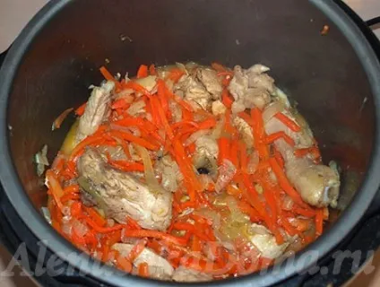 Плов в мультиварці скороварке з курки (мультиварці) Плов в мультиварці скороварке з курки