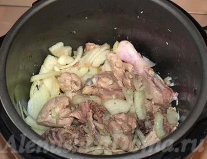 Плов в мультиварці скороварке з курки (мультиварці скороварке курки) Плов в мультиварці скороварке з курки