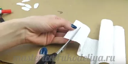 Проліски з гофрованого паперу майстер клас з відео (паперу) Проліски з гофрованого паперу майстер клас з відео