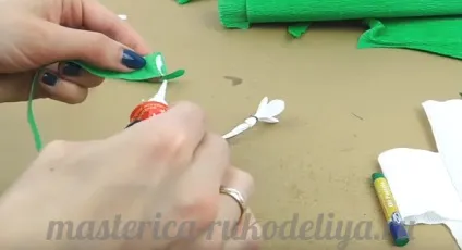 Проліски з гофрованого паперу майстер клас з відео (проліски) Проліски з гофрованого паперу майстер клас з відео