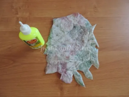 Піднос в техніці декупаж